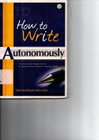 How to Write Autonomously