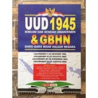 UUD 1945 & GBHN